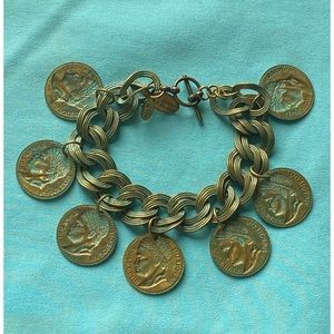 We Dream In Colour Unique Women’s Coin Bracelet